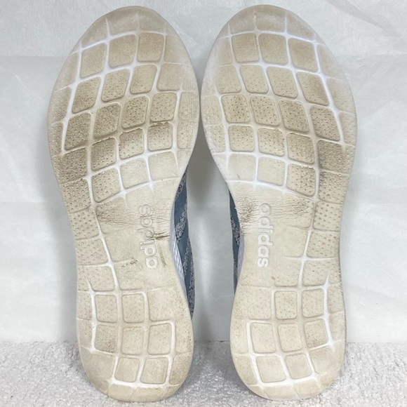 Adidas Womens Grey Cloudfoam Casual Comfy Lightweight Lace Up Sneaker Sz US 9.5 - Picture 8 of 11